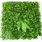 Garden Vertical Green Panels Plastic Leaf Grass Mats Hedge Decoration Plants Wall Artificial Fence