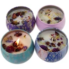 Luxury Home Decor Candle Wedding Gift Set 100% Soy Wax Tin Jar Candle