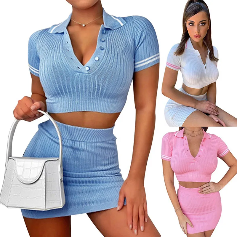 2021 Fashion Ladies Knitted Casual Tight Top And Skirt Two Piece Set Women Clothing 2 Piece Pants Set Women Plus Size Sweaters
2021 Fashion Ladies Knitted Casual Tight Top And Skirt Two Piece Set Women Clothing 2 Piece Pants Set Women Plus Size Sweaters