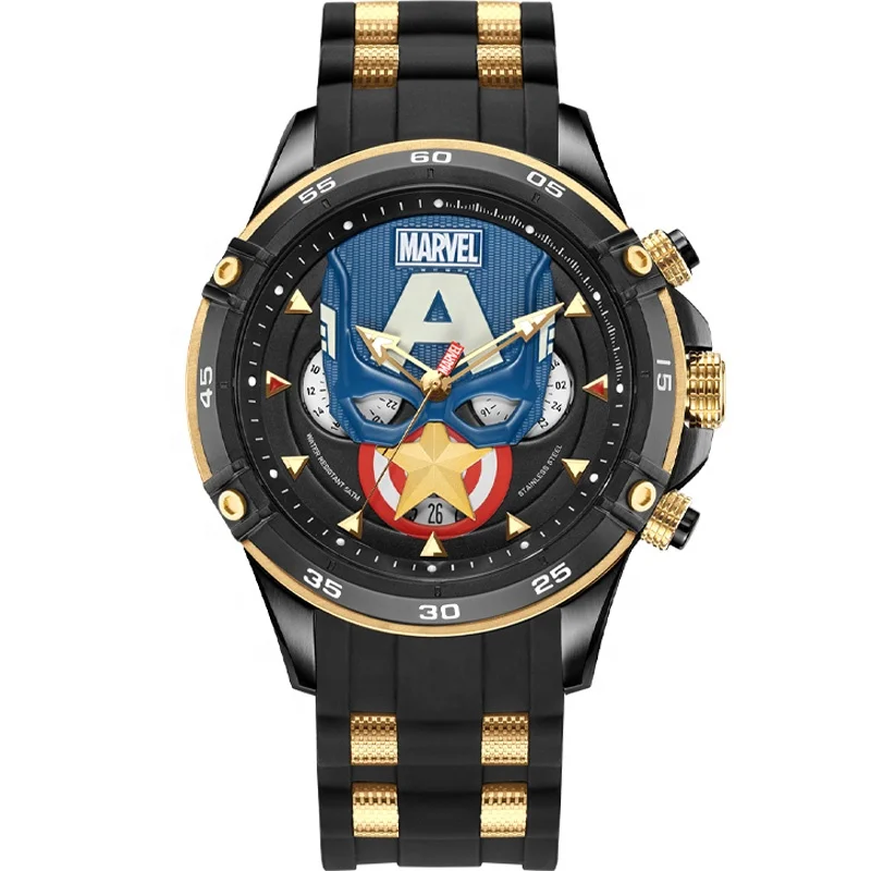 New Fashion Captain America Stainless Steel Watches Men Wrist Luxury Brand Classic
New Fashion Captain America Stainless Steel Watches Men Wrist Luxury Brand Classic