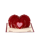 Custom handmade folding greeting wedding Card Design for weeding Valentine's Day