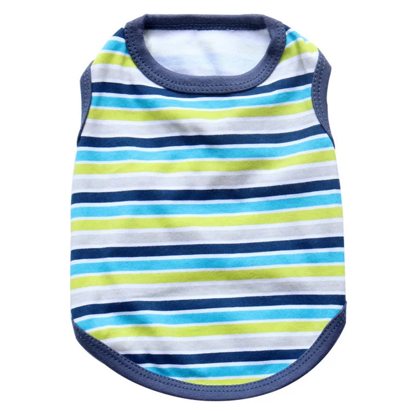 Summer Striped Dog Shirt Cotton Casual Pet Vest Comfortable Dog Costume Puppy T-Shirt Breathable Dog Clothes
Summer Striped Dog Shirt Cotton Casual Pet Vest Comfortable Dog Costume Puppy T-Shirt Breathable Dog Clothes