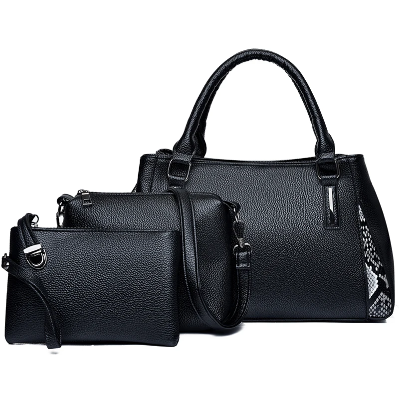 Supplier new in stock high quality 3Pcs bags ladies shoulder daily business handbag, 4 colors
Supplier new in stock high quality 3Pcs bags ladies shoulder daily business handbag, 4 colors