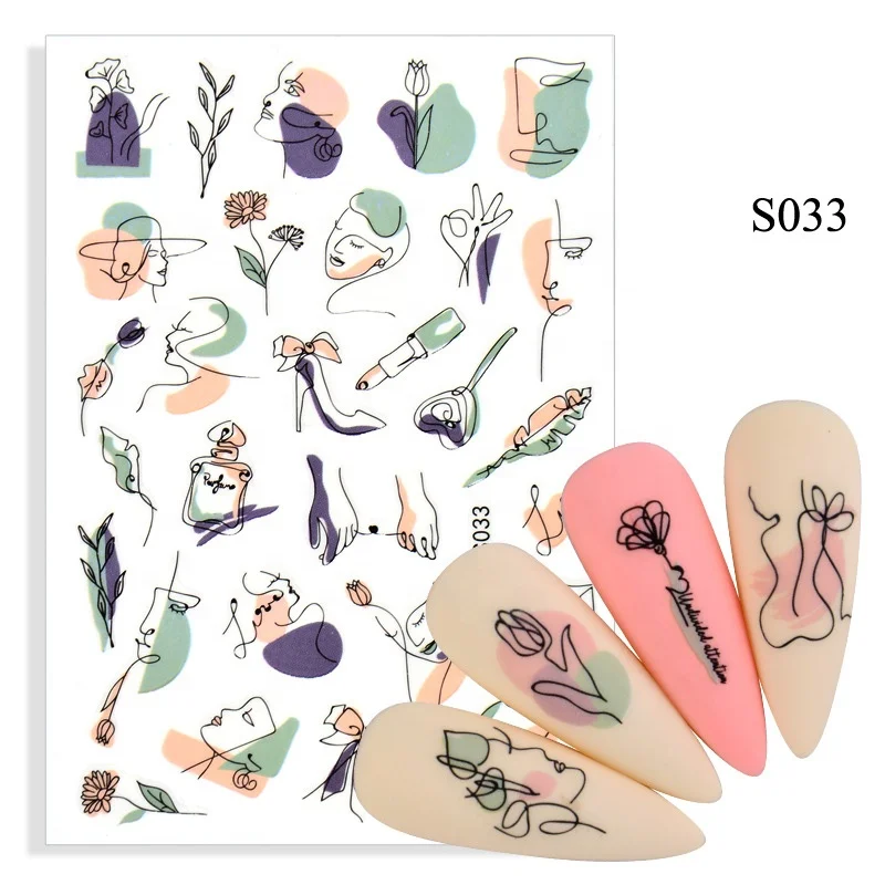 2021 new geometry face nail sticker for nail art decoration adhesive diy graffiti abstract nail decals
2021 new geometry face nail sticker for nail art decoration adhesive diy graffiti abstract nail decals