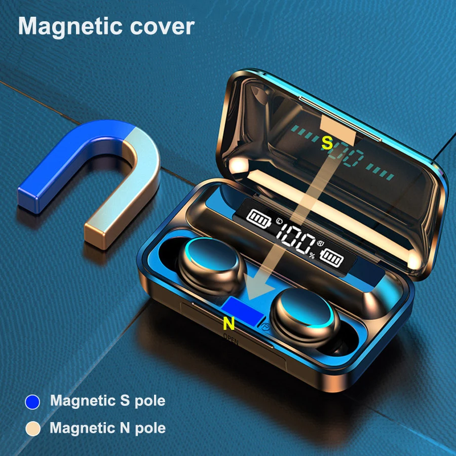 F9-5c earphone 5.0 wireless headphone earphones ear phone true wireless earphones earbud tws
F9-5c earphone 5.0 wireless headphone earphones ear phone true wireless earphones earbud tws