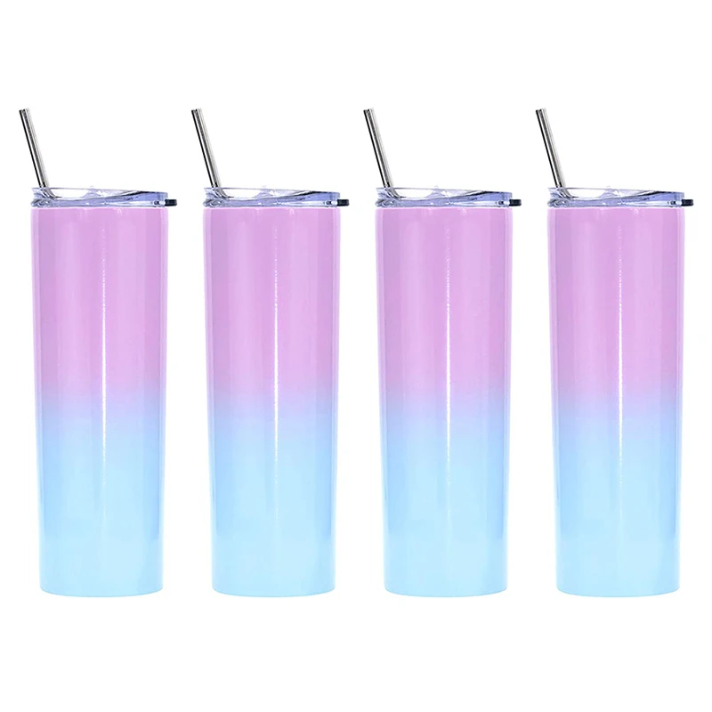 New Bulk Straight Stainless Steel Double Wall 21oz Black Skinny Tumblers With Color Box Packaging
New Bulk Straight Stainless Steel Double Wall 21oz Black Skinny Tumblers With Color Box Packaging