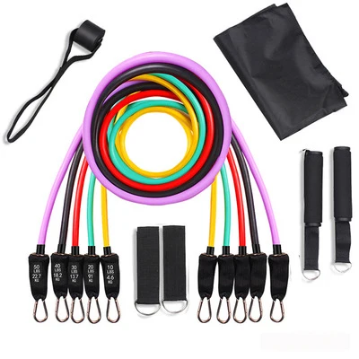 Workout Training Tubes Exercise 11 Pcs Resistance Bands latex loop Body Building Accessories Heavy Duty Resistance Band Set, Customized
Workout Training Tubes Exercise 11 Pcs Resistance Bands latex loop Body Building Accessories Heavy Duty Resistance Band Set, Customized