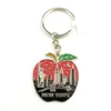 The statue of liberty ring shape metal Promotional Souvenir keychain
