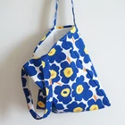 school cotton canvas beach bag shoulder shopping bag bulk wholesale
