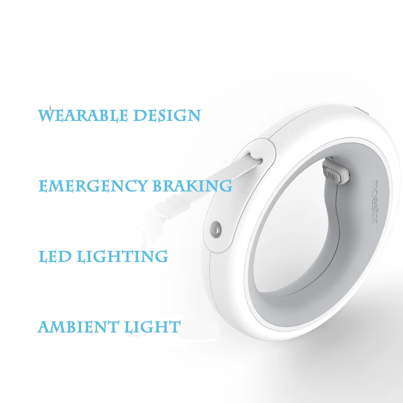 Circle Smart Dog Leash Hands Free Anti-shock Walking LED Light Retractable Pet Leash, Gray,pink
Circle Smart Dog Leash Hands Free Anti-shock Walking LED Light Retractable Pet Leash, Gray,pink