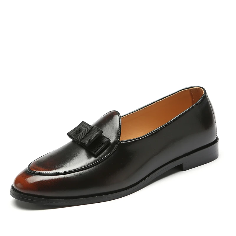 China Factory Wholesale Personable Style Comfortable Fashion Retro Bowknot Loafers Shoes for Men, Red,black,bronze
China Factory Wholesale Personable Style Comfortable Fashion Retro Bowknot Loafers Shoes for Men, Red,black,bronze