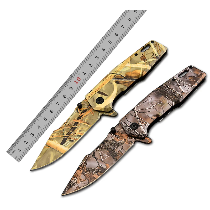Covered stainless steel camo army military folding forests survival knife outdoor tools
Covered stainless steel camo army military folding forests survival knife outdoor tools