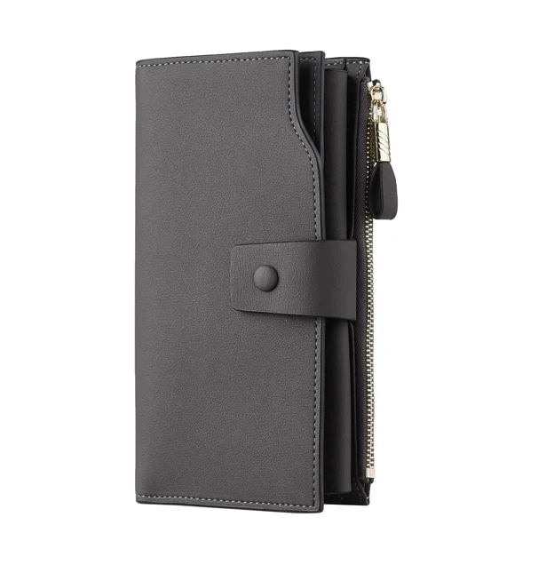 Womens RFID Blocking Large Travel Capacity PU Leather Clutch Wallet Multi Card Organizer
Womens RFID Blocking Large Travel Capacity PU Leather Clutch Wallet Multi Card Organizer