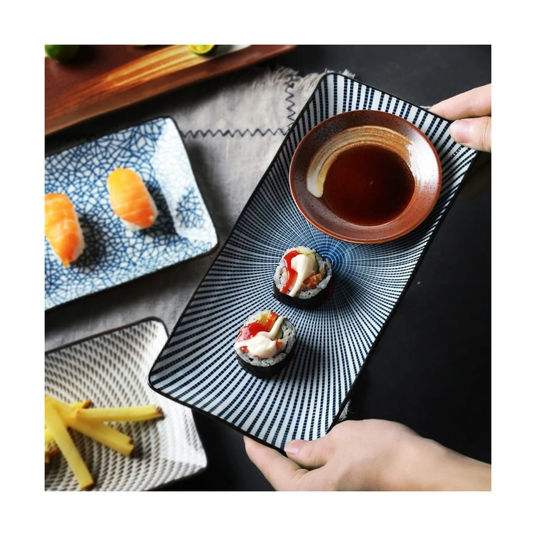 Japanese melamine sushi plate ceramic display dishes Serving Platters restaurant and hotel chinaware
Japanese melamine sushi plate ceramic display dishes Serving Platters restaurant and hotel chinaware