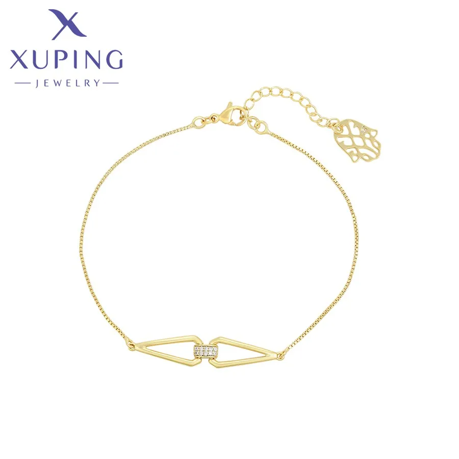 A00910454 Xuping Jewelry Exquisite diamond 14k gold jewelry bracelet Valentine's Day gift bracelet
A00910454 Xuping Jewelry Exquisite diamond 14k gold jewelry bracelet Valentine's Day gift bracelet