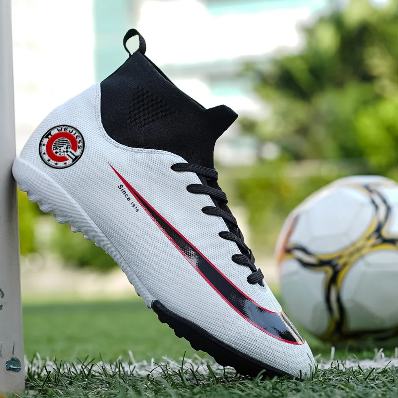 Wecoo 2021 Wholesale Athletic Outdoor Indoor Soccer Shoes Unisex Football Shoes Boots Cleats Sneaker For Men, 3 colors
Wecoo 2021 Wholesale Athletic Outdoor Indoor Soccer Shoes Unisex Football Shoes Boots Cleats Sneaker For Men, 3 colors