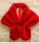 Faux rabbit fur butterfly shawl ladies winter cute simple warm plush shawl HY080201