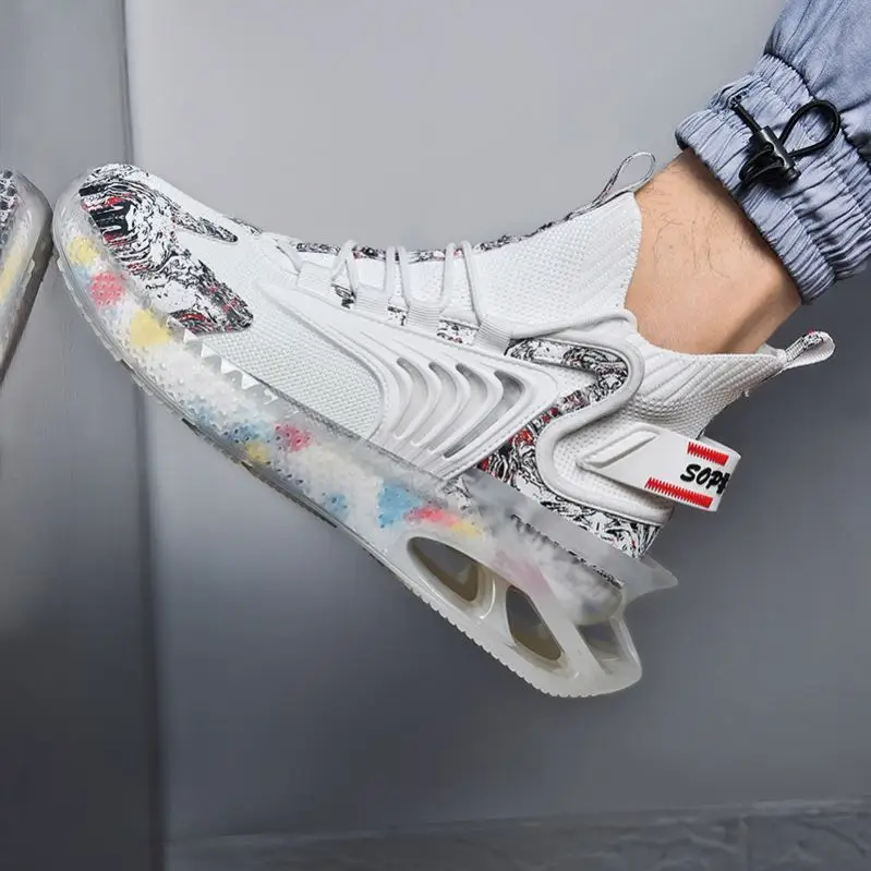 New Design Real Blade Sneakers Men High-Top Sock Shoes high quality Breathable Casual Shoes Footwear Fashion Running Zapatillas, Black,white,grey,beige
New Design Real Blade Sneakers Men High-Top Sock Shoes high quality Breathable Casual Shoes Footwear Fashion Running Zapatillas, Black,white,grey,beige