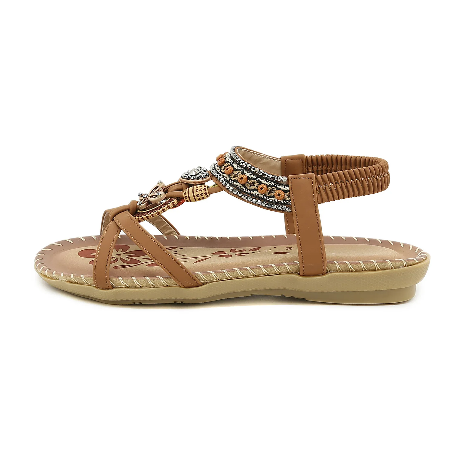 Spring New Arrivals Large Flat Bottom Ethnic Style Flower Rhinestone Bling Sandals Open Toe Beach Women Sandals, Customized color
Spring New Arrivals Large Flat Bottom Ethnic Style Flower Rhinestone Bling Sandals Open Toe Beach Women Sandals, Customized color