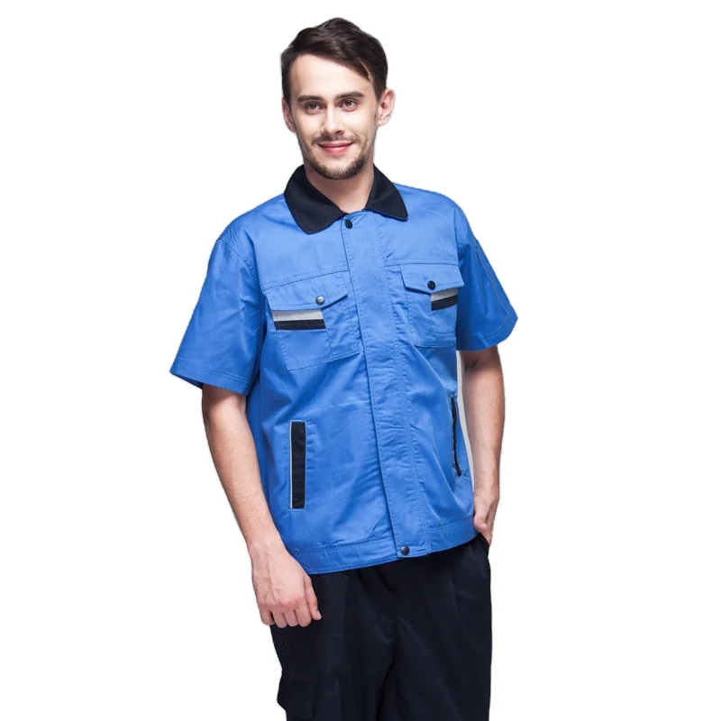 Hot Sale Customized Logo Polyester / Cotton Short Sleeve Mens Workwear Mechanic Uniform Work Shirts Hot sale products, Blue, oem
Hot Sale Customized Logo Polyester / Cotton Short Sleeve Mens Workwear Mechanic Uniform Work Shirts Hot sale products, Blue, oem