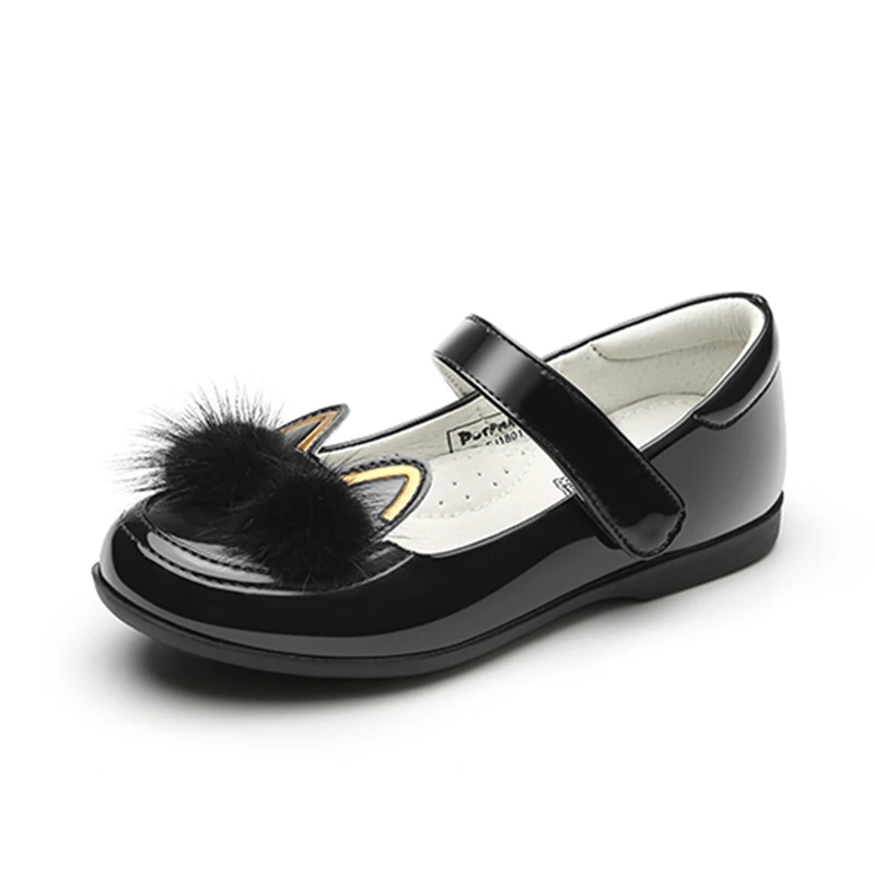 Factory Wholesale Children Black Design School Shoes For Girls 
Factory Wholesale Children Black Design School Shoes For Girls