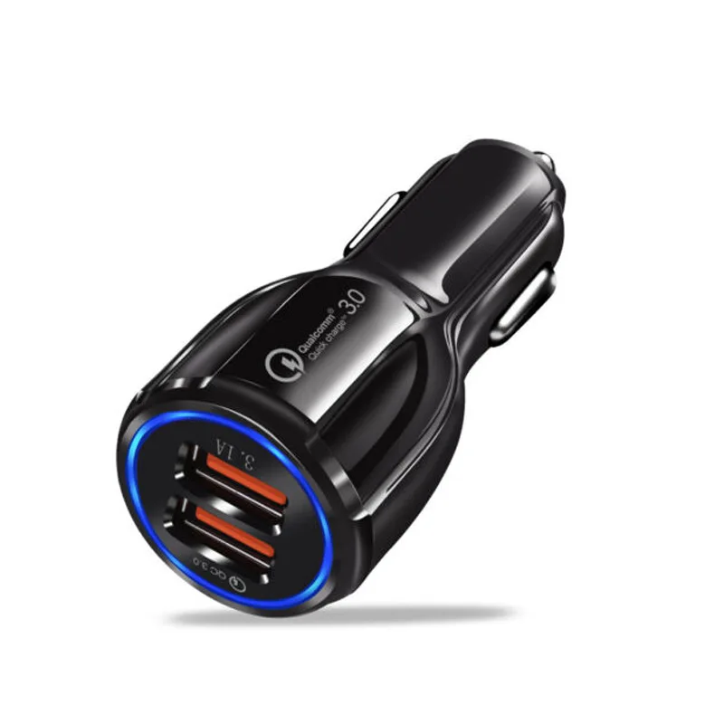 QC3.0 18W CC1 Dual USB Car Charger 5A Fast Charing 2 Port 12-24V Cigarette Socket Lighter Car USBC For iPhone Power Adapter
QC3.0 18W CC1 Dual USB Car Charger 5A Fast Charing 2 Port 12-24V Cigarette Socket Lighter Car USBC For iPhone Power Adapter