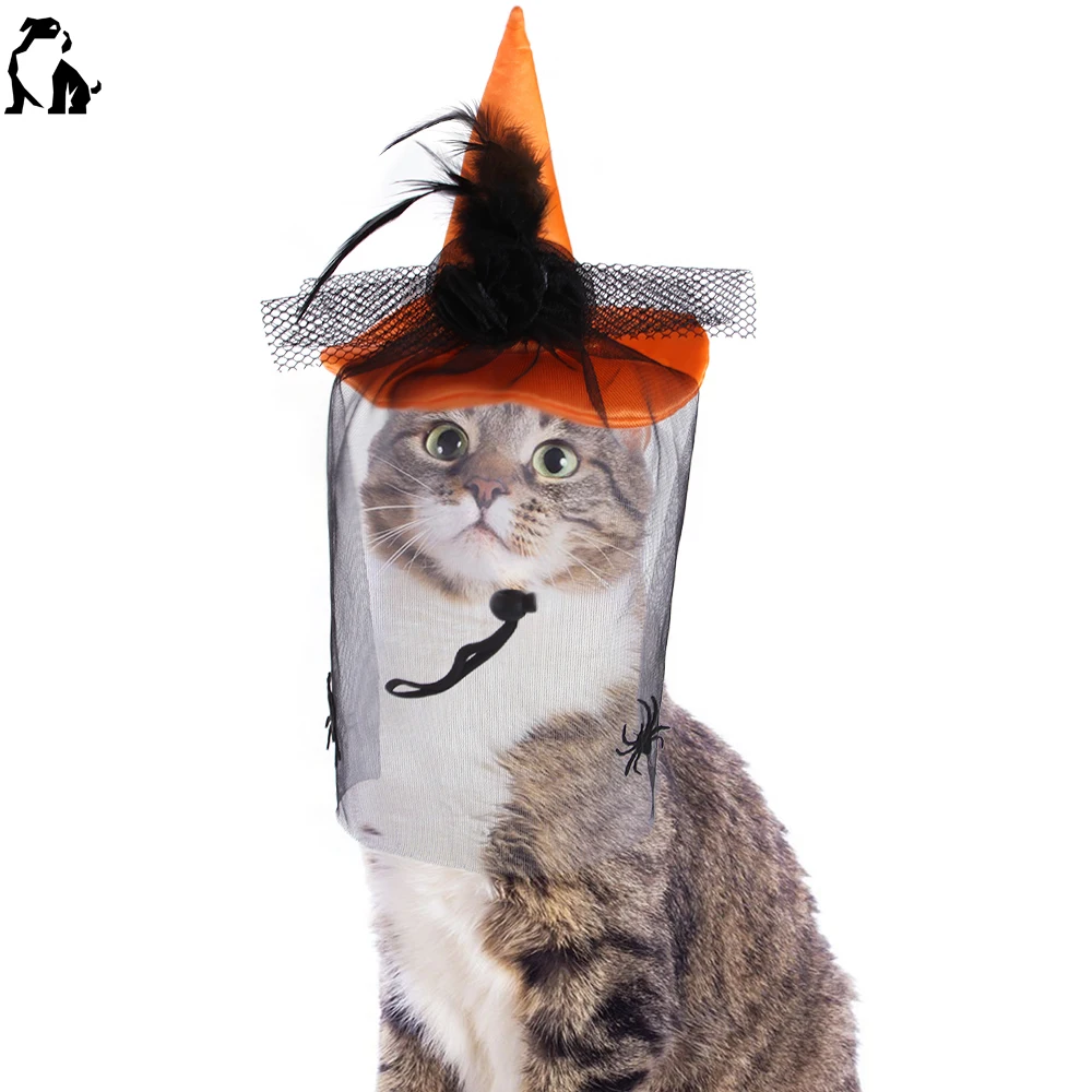 HANDOU pet cosplay decoration cat dog halloween hat funny headwear adjustable hat halloween accessories, Colors 
HANDOU pet cosplay decoration cat dog halloween hat funny headwear adjustable hat halloween accessories, Colors