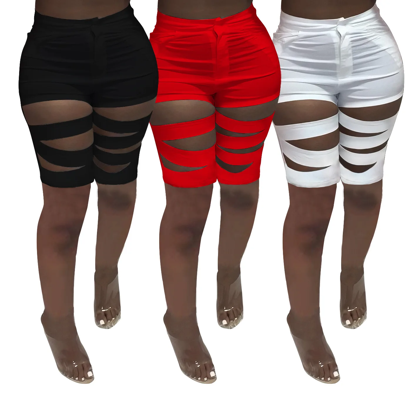 2021 summer girls' ladies women's trousers & pants casual strip hollow sexy tights Middle short pant trousers for women clothing
2021 summer girls' ladies women's trousers & pants casual strip hollow sexy tights Middle short pant trousers for women clothing