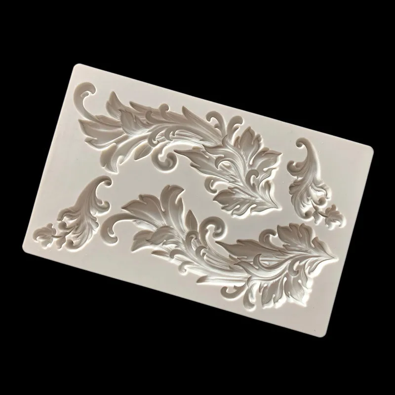Antique European style rattan lace pattern sugar turning silicone cake mold baking clay tool cake lace decoration, As photo
Antique European style rattan lace pattern sugar turning silicone cake mold baking clay tool cake lace decoration, As photo