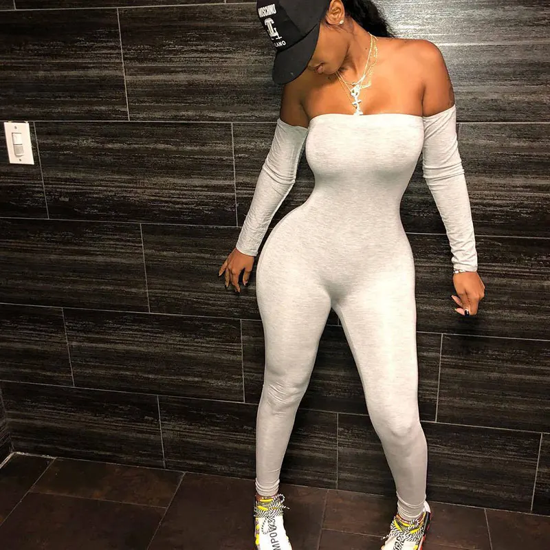 Women Off Shoulder Black Onesie 2021 New Arrival OnePiece Women Sexy Jumpsuit Long Sleeve Jumpsuit
Women Off Shoulder Black Onesie 2021 New Arrival OnePiece Women Sexy Jumpsuit Long Sleeve Jumpsuit