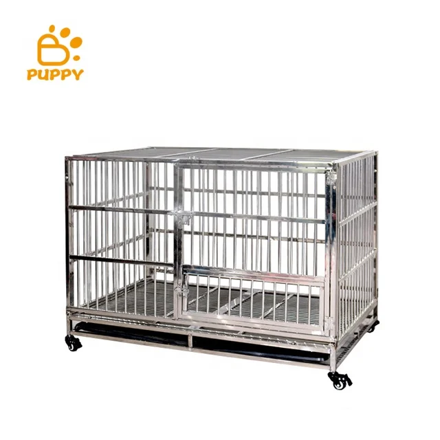 Stainless Steel Dog Cage With Wheels heavy duty Folding Double Door With Multiple Sizes, As picture
Stainless Steel Dog Cage With Wheels heavy duty Folding Double Door With Multiple Sizes, As picture