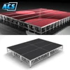 Mobile portable event stage for lighting truss buy portable stage