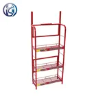 Hair salon beauty products shampoo display stand removable adjust detergent display rack