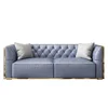 factory modern design luxury furniture european imperial leather sofa sets Chest field couch living room sofas
