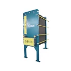 Thin film beer cooler plate evaporator