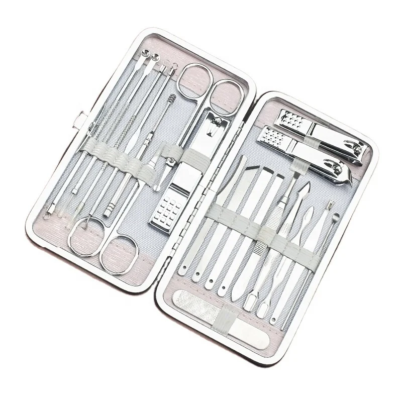 20Pcs Pedicure Manicure Set Stainless Steel Feet Nail Care Tool kit nail clipper set Eyebrow Trimmer Mens Women Manicure Set, According to options
20Pcs Pedicure Manicure Set Stainless Steel Feet Nail Care Tool kit nail clipper set Eyebrow Trimmer Mens Women Manicure Set, According to options