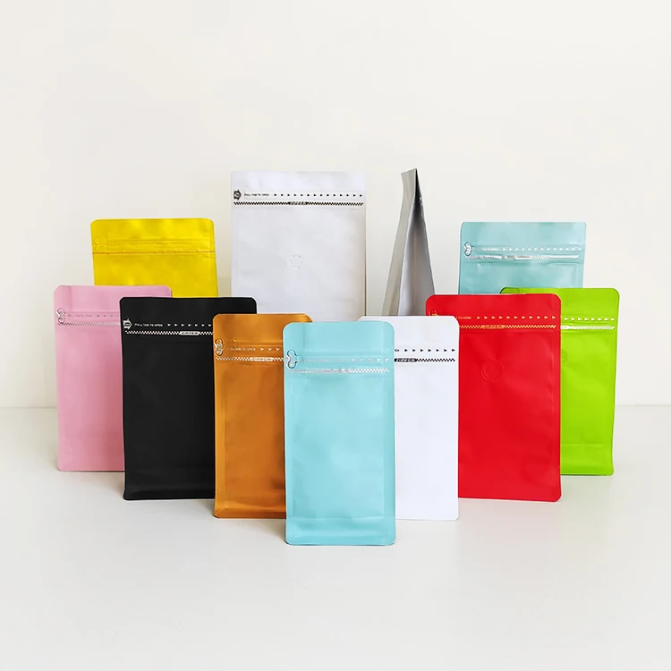 2 lb 32oz 1kg plain matte color aluminum foil flat bottom coffee packaging pouch bag with valve
2 lb 32oz 1kg plain matte color aluminum foil flat bottom coffee packaging pouch bag with valve