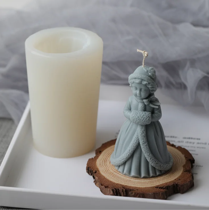 B-1060 Christmas Princess candle silicone mold DIY aromatherapy candle silicone mold, Random
B-1060 Christmas Princess candle silicone mold DIY aromatherapy candle silicone mold, Random