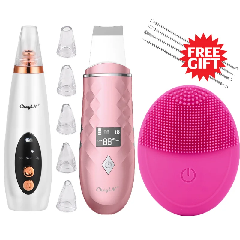 Professional Face Cleansing Kit Vacuum Cleaner Blackhead Face Blackhead Extractor Tool Remover Silicone Facial Brush
Professional Face Cleansing Kit Vacuum Cleaner Blackhead Face Blackhead Extractor Tool Remover Silicone Facial Brush