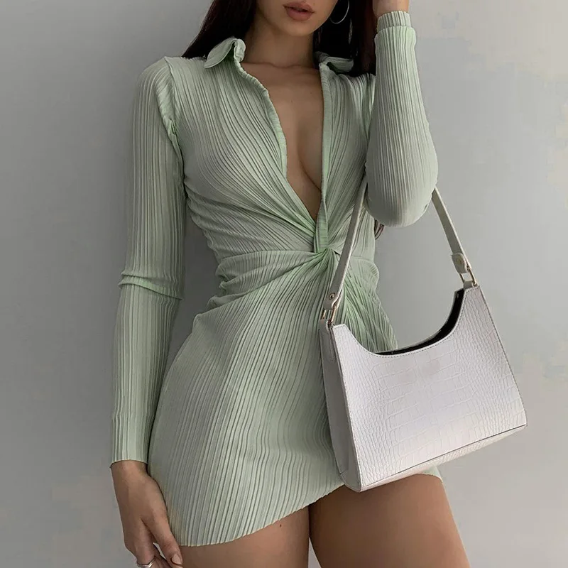 Sexy deep v neck bodycon dress Party club mini dress Elegant winter autumn chic Long sleeve Vestidos, As show
Sexy deep v neck bodycon dress Party club mini dress Elegant winter autumn chic Long sleeve Vestidos, As show