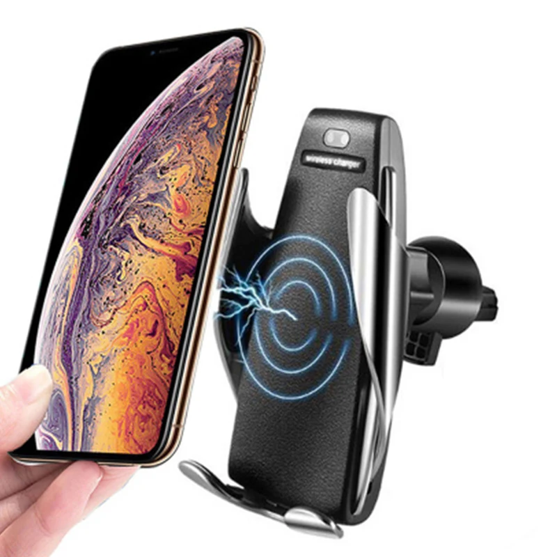 Magnetic Wireless Car Charger For Iphone X 8 For Samsung S9 Plus Mobile Phone Holder For Huawei P20 Fast Car Mount phone Charger, Black+silver
Magnetic Wireless Car Charger For Iphone X 8 For Samsung S9 Plus Mobile Phone Holder For Huawei P20 Fast Car Mount phone Charger, Black+silver