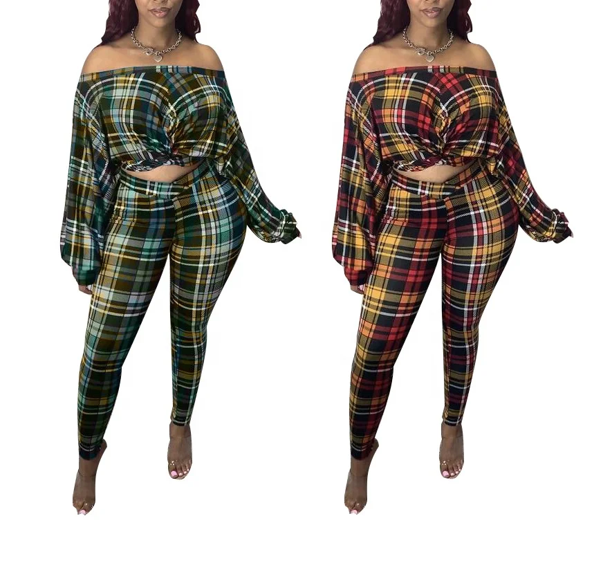 MT136-834 Casual plaid printed crop top and tight pencil pants women two piece set streetwear 2 piece set women
MT136-834 Casual plaid printed crop top and tight pencil pants women two piece set streetwear 2 piece set women