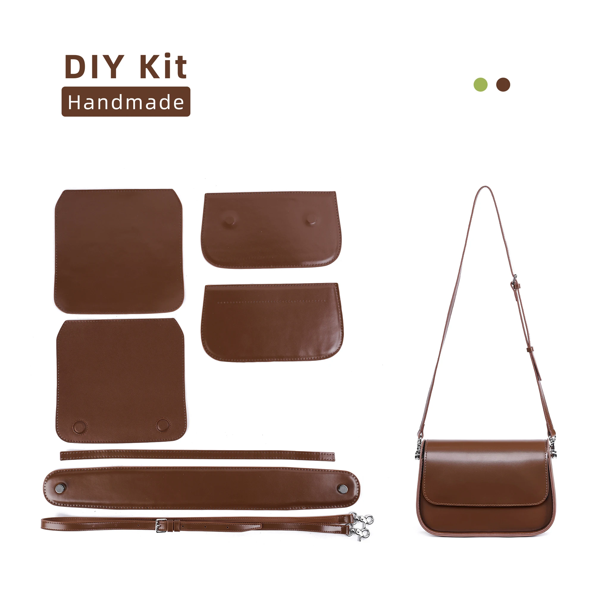 2021 New Fashion Simple Saddle Bag DIY Leather Kits Waterproof Sling Bag Women's Crossbody Bag
2021 New Fashion Simple Saddle Bag DIY Leather Kits Waterproof Sling Bag Women's Crossbody Bag