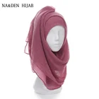 Islamic Scarf Factory 18 Colors Chiffon Scarves Chiffon Pattern Islamic Muslim Hijab