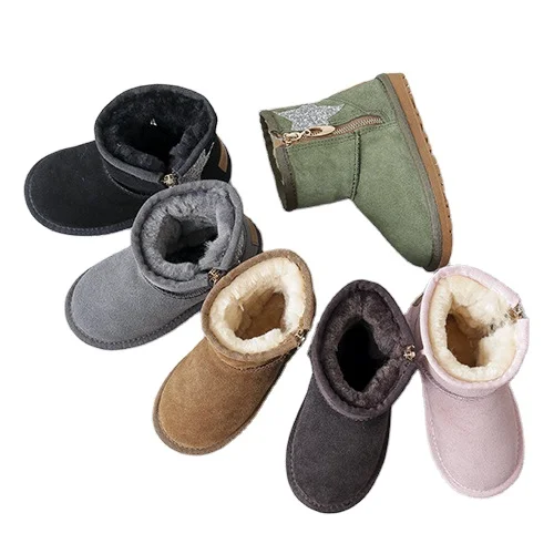 Winter warm children's snow boots leather boots 2020 new zipper ankle boots for men and women, Customized
Winter warm children's snow boots leather boots 2020 new zipper ankle boots for men and women, Customized