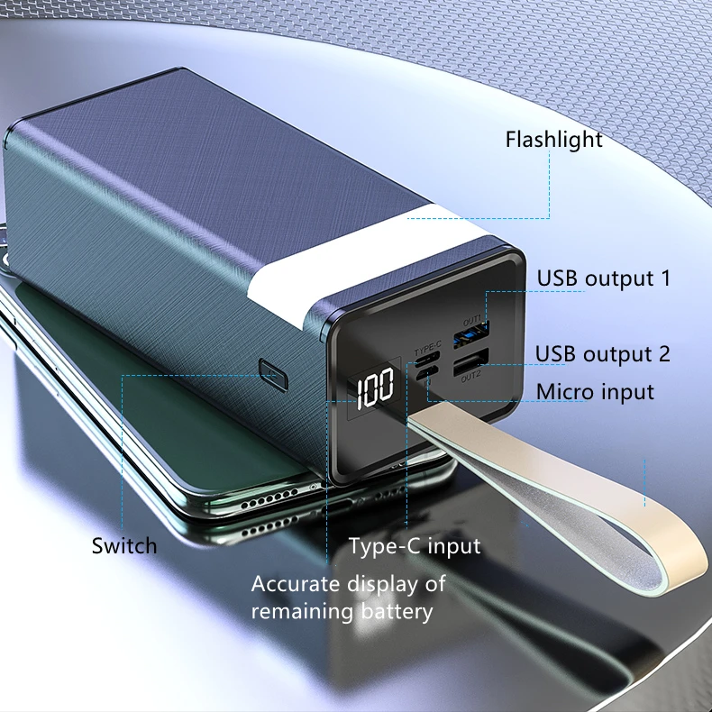 Wholesale Factory Price best seller portable high capacity fast charge power bank 60000mah, Black+white
Wholesale Factory Price best seller portable high capacity fast charge power bank 60000mah, Black+white