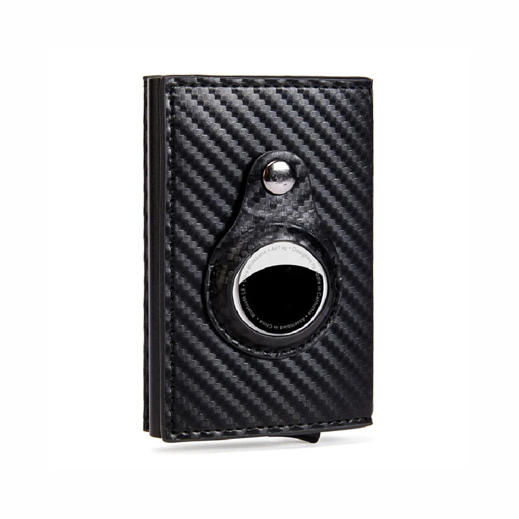 Bagsplaza rfid wallet card holder wallets leather men carbon fiber wallet with airtag case, Black
Bagsplaza rfid wallet card holder wallets leather men carbon fiber wallet with airtag case, Black