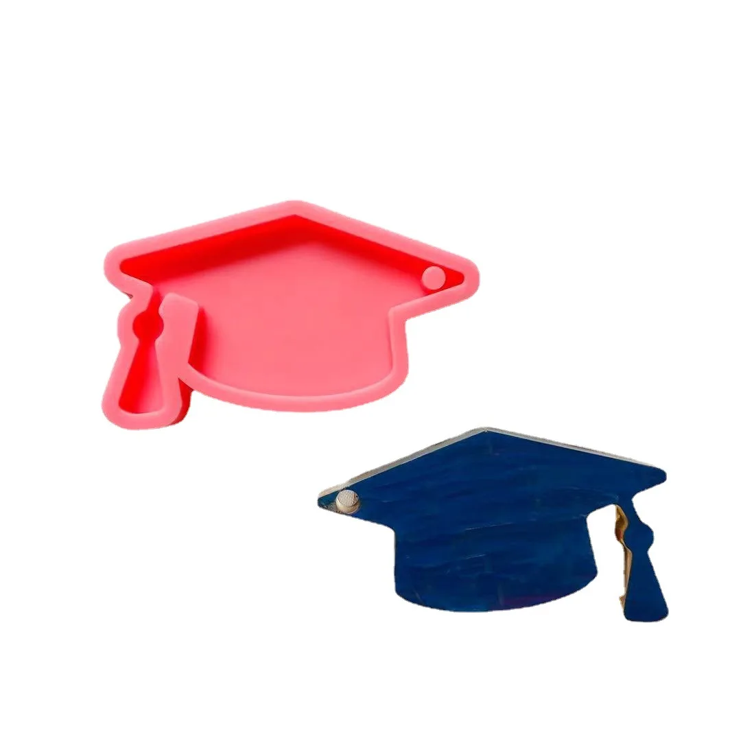 0920 DIY Crystal Epoxy Shiny Silicone Graduation Hat Pendant Resin Craft Keychain Mould, Red
0920 DIY Crystal Epoxy Shiny Silicone Graduation Hat Pendant Resin Craft Keychain Mould, Red