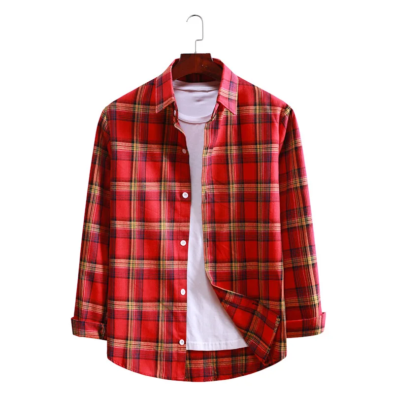 24 Colors New Men Spring Grid Plaid Printed Daily Shirt Long Sleeve Button Lapel Collar Slim Leisure Casual Tops Shirts
24 Colors New Men Spring Grid Plaid Printed Daily Shirt Long Sleeve Button Lapel Collar Slim Leisure Casual Tops Shirts