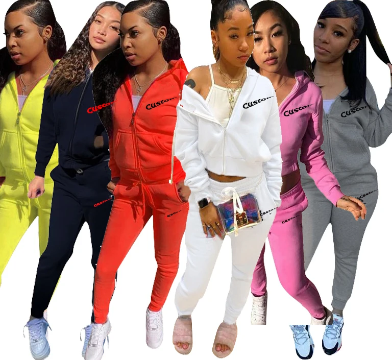 2021 Logo Custom Solid plus size two piece pants set sportswear zipper Hoodies sweatsuit wholesale women's joggers tracksuits
2021 Logo Custom Solid plus size two piece pants set sportswear zipper Hoodies sweatsuit wholesale women's joggers tracksuits